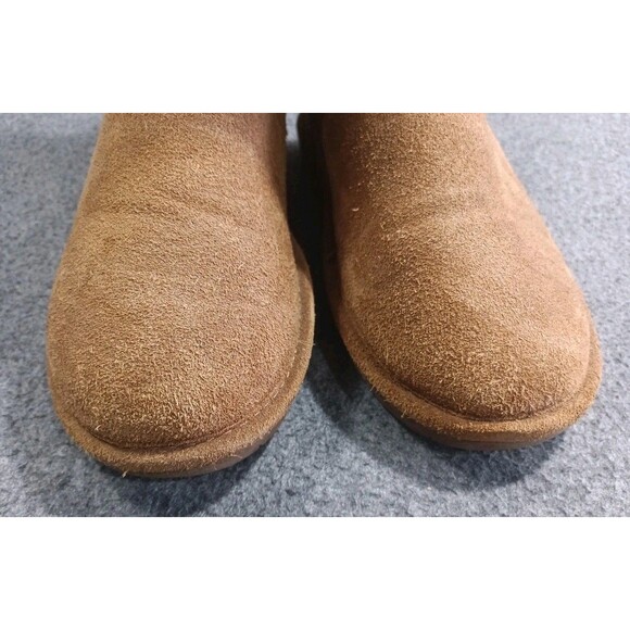 Bearpaw Emma Short Boots Womens 8 Suede Upper Sheepskin Wool Lined Pull On - Picture 4 of 15